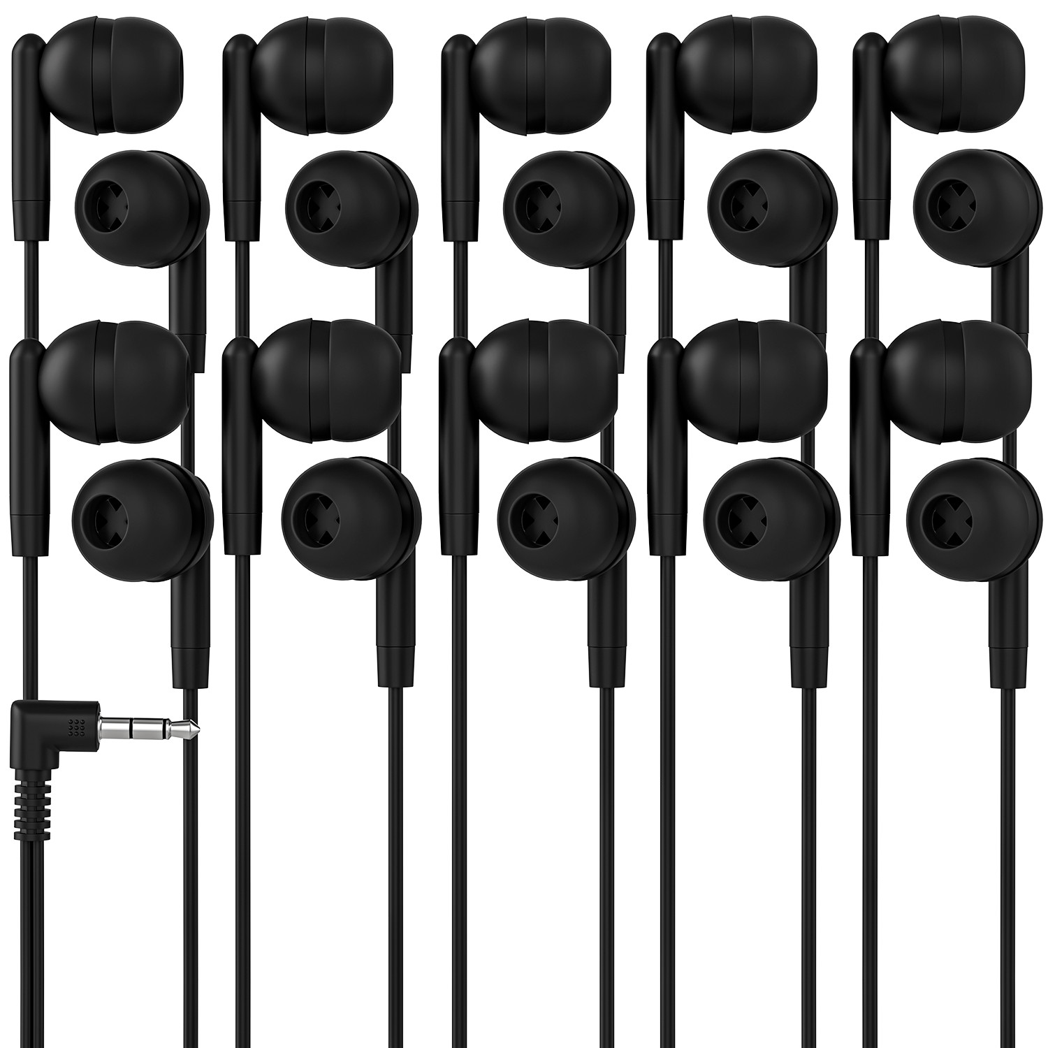 Wholesale Bulk School Classroom Earbuds Earphone Headphones for Kids Classroom