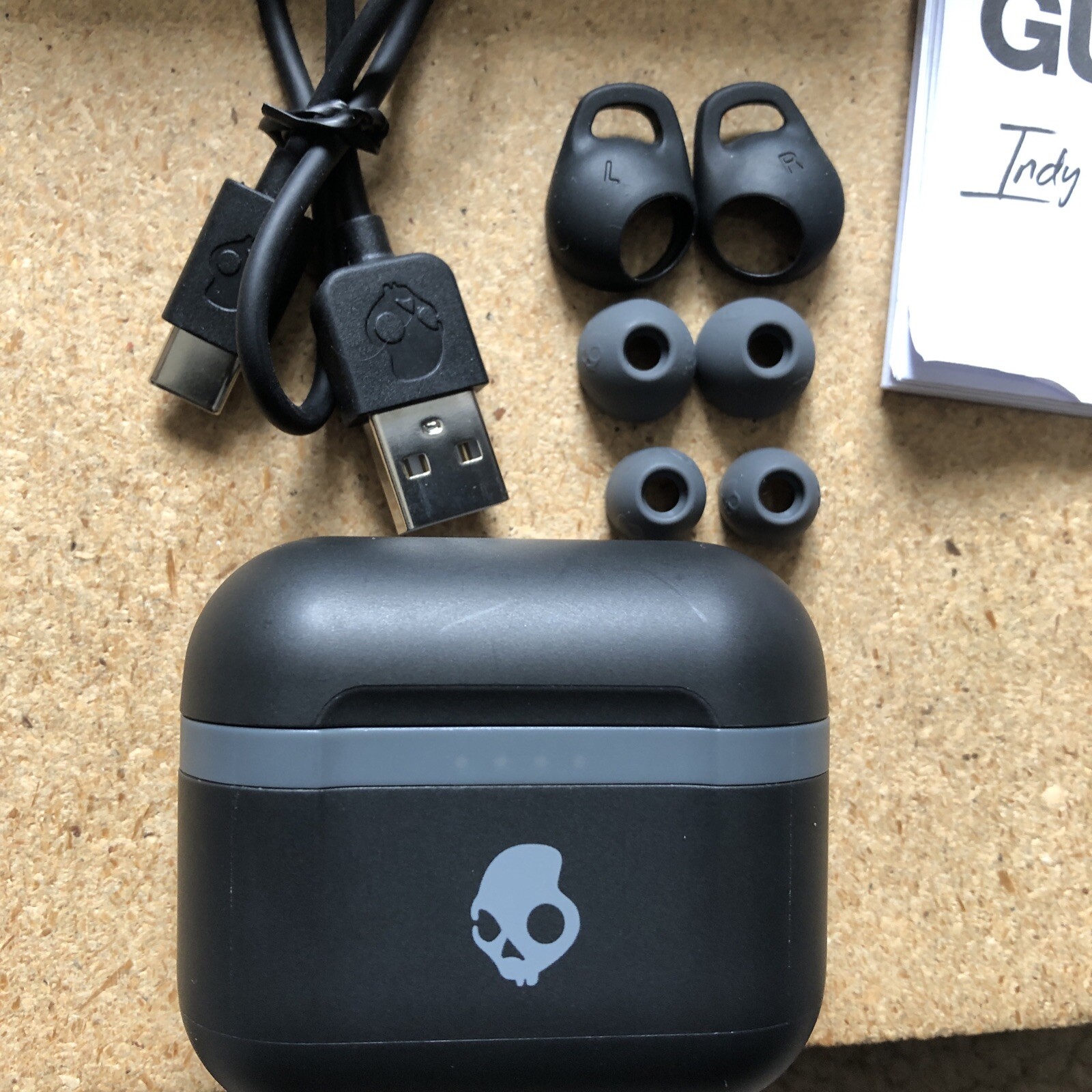 Skullcandy Indy Evo Earbuds True Wireless Headphones Sound Isolating Black