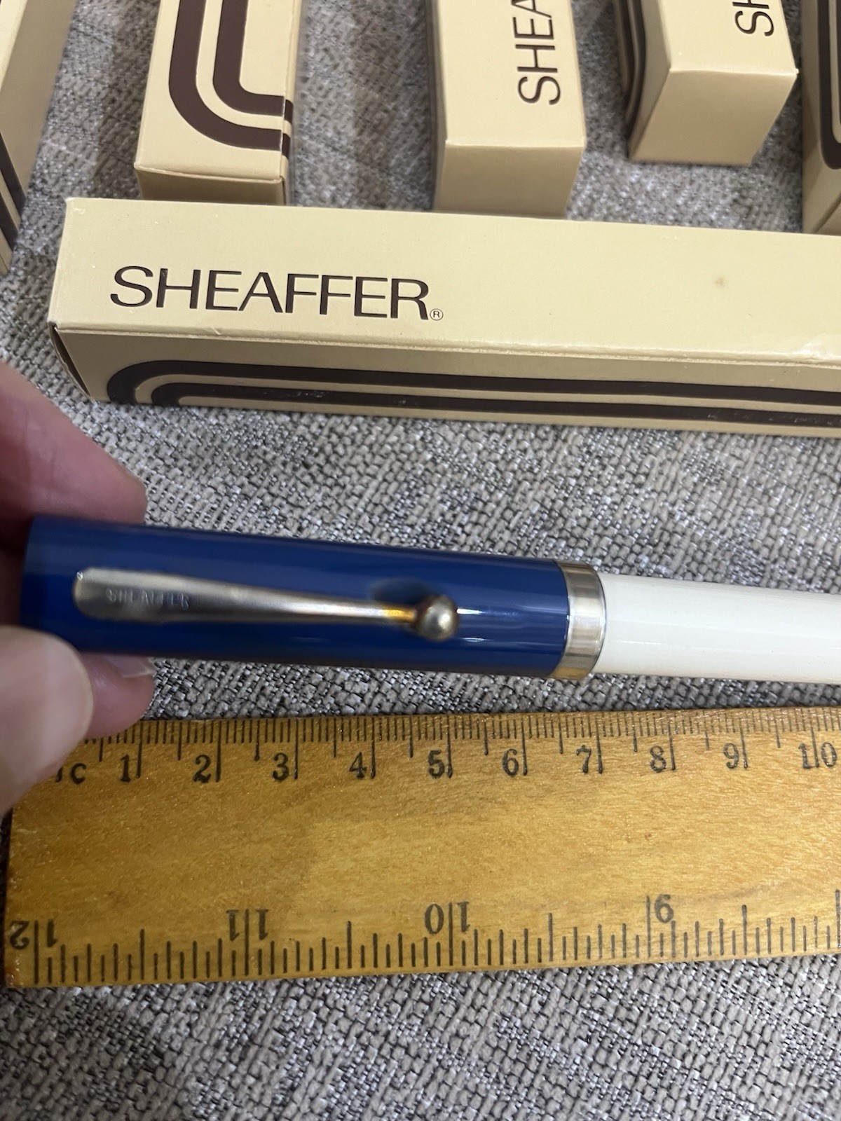 6 Pcs Sheaffer Pin – ROTHMAN I-in Saudi Arabis- Alnaghi- Lot -USA- Light rust