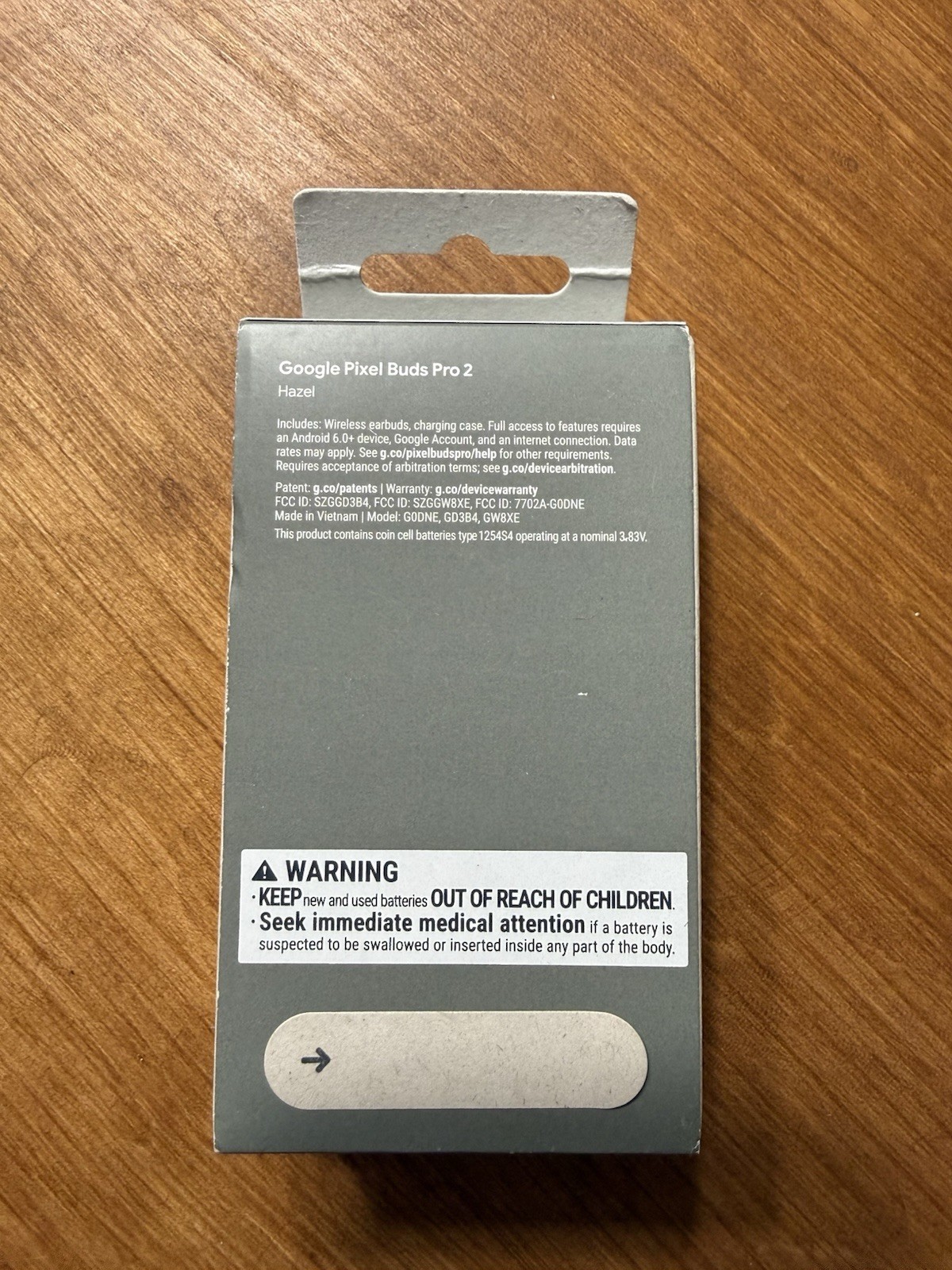 Google Pixel Buds Pro 2 Wireless Bluetooth Earbuds ANC Transparency Gray