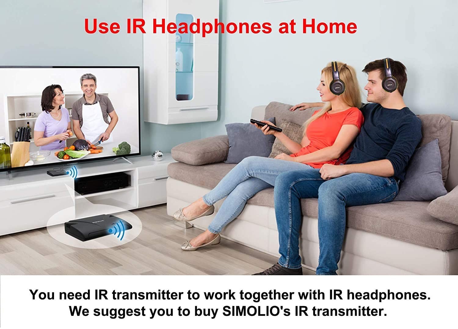3 Pack Wireless IR Headphones for Honda & Odyssey, CR-V, Accord, Pilot, Ridge…