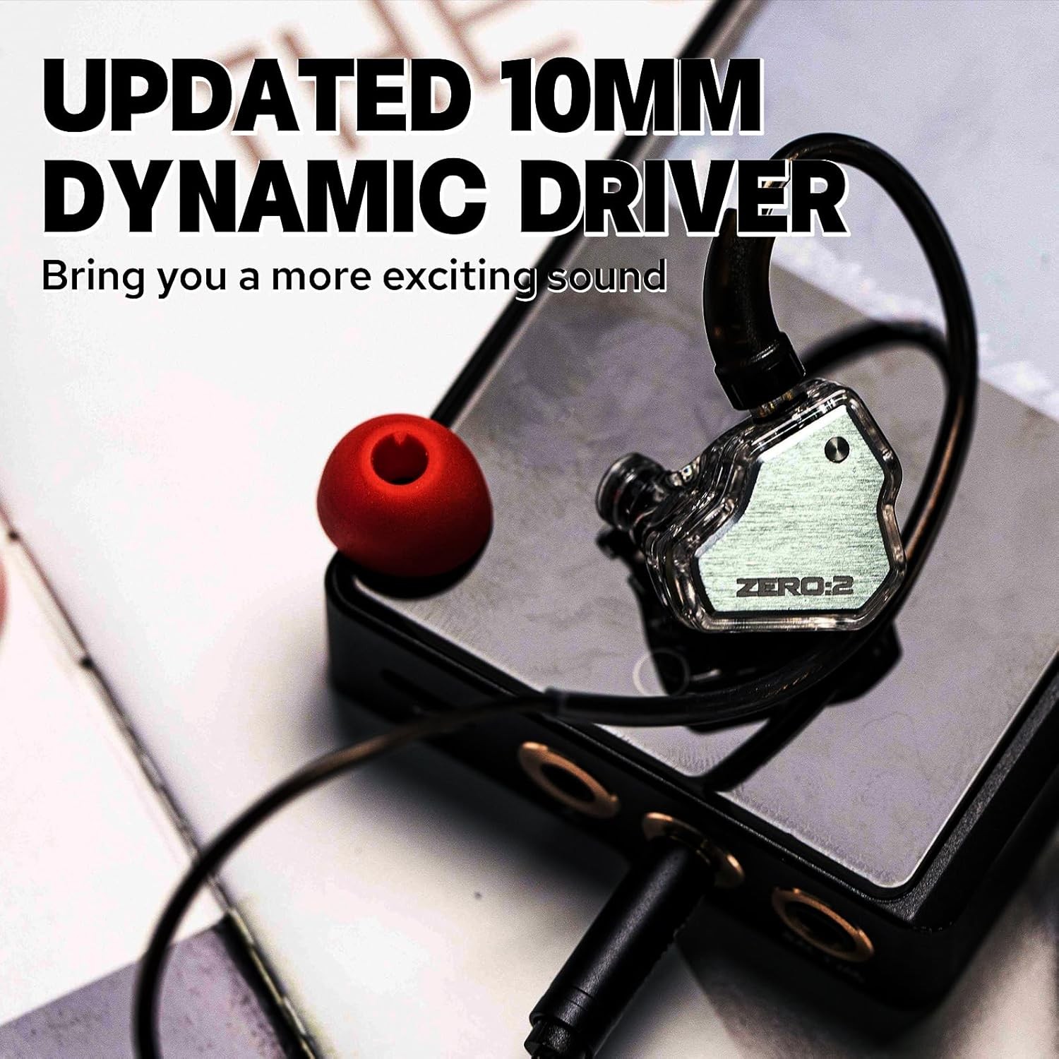 Linsoul 7Hz Crinacle Zero:2 In Ear Monitor 10mm Dynamic Audiophile Wired IEM