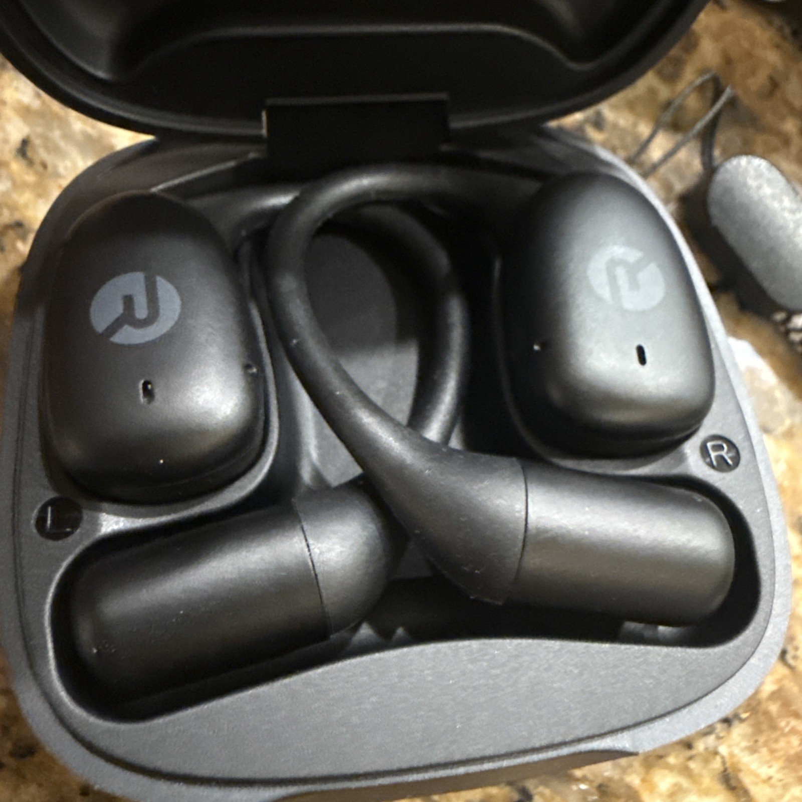 Raycon Essential Open Earbuds – Wireless Bluetooth Headphones – Black RBO715