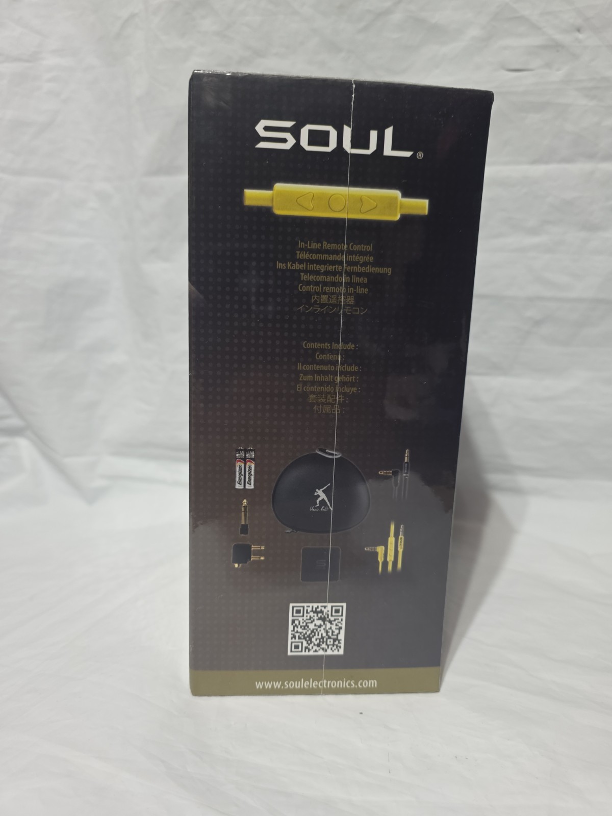 SOUL by Ludacris SL300 Usain Bolt Noise Canceling Headphones NOS Sealed Wired