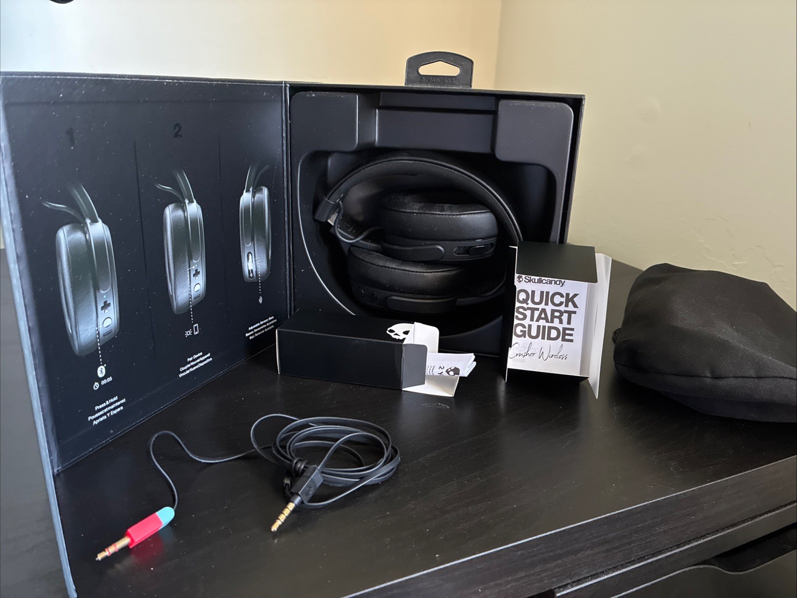 Skullcandy Crusher Wireless Headphones – Black – Used Excellent Condition