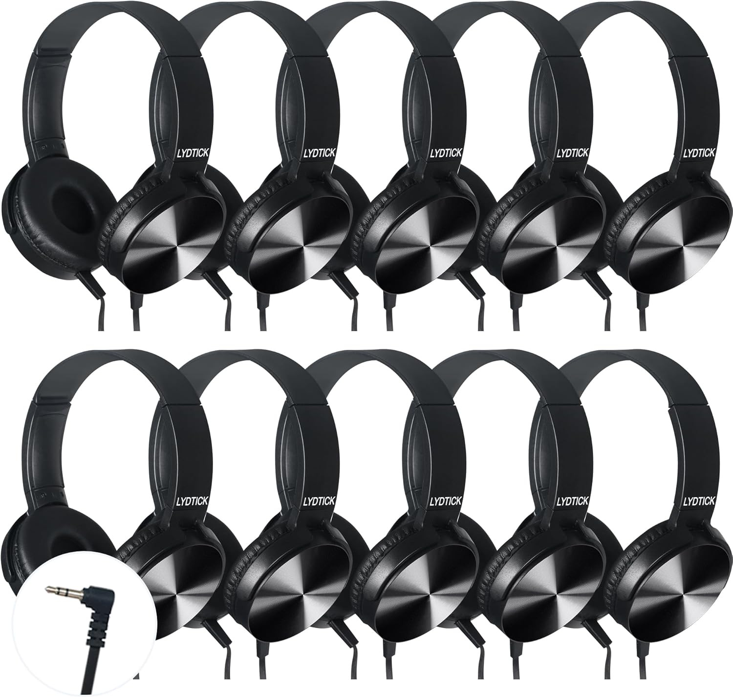 10 Pack Kids Headphones Bulk for School Classroom, Over-Ear Headphones Wired Sch