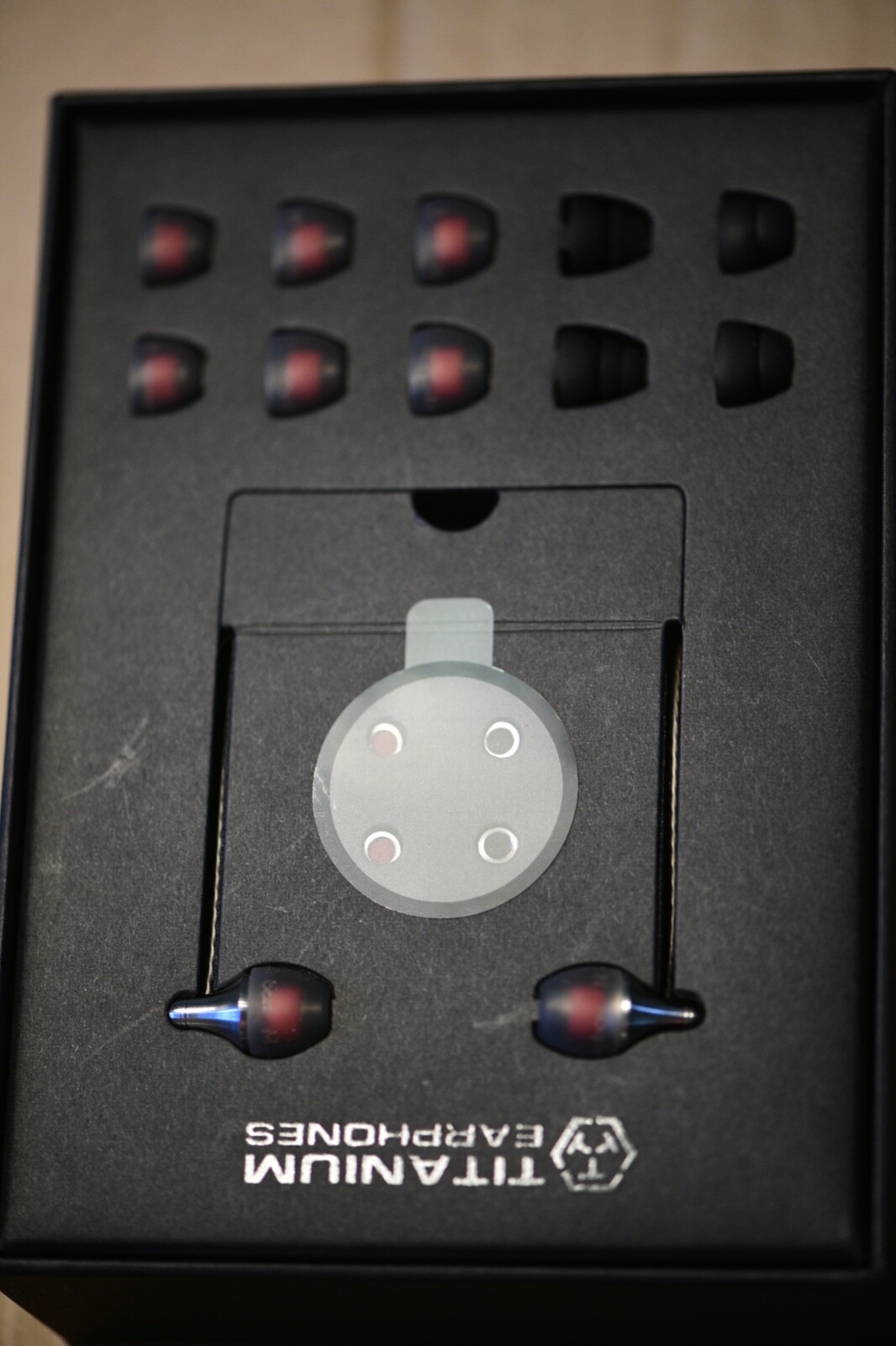 Echobox Finder X1 High Fidelity In-Ear Earbuds Tangle-Free Titanium Construction