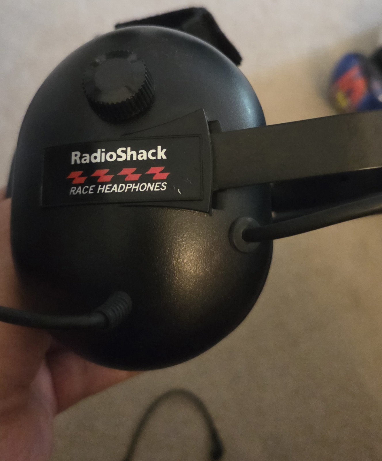 RADIO SHACK Race Scanner Headphones Volume Control-Adjustable + 1 Headphones