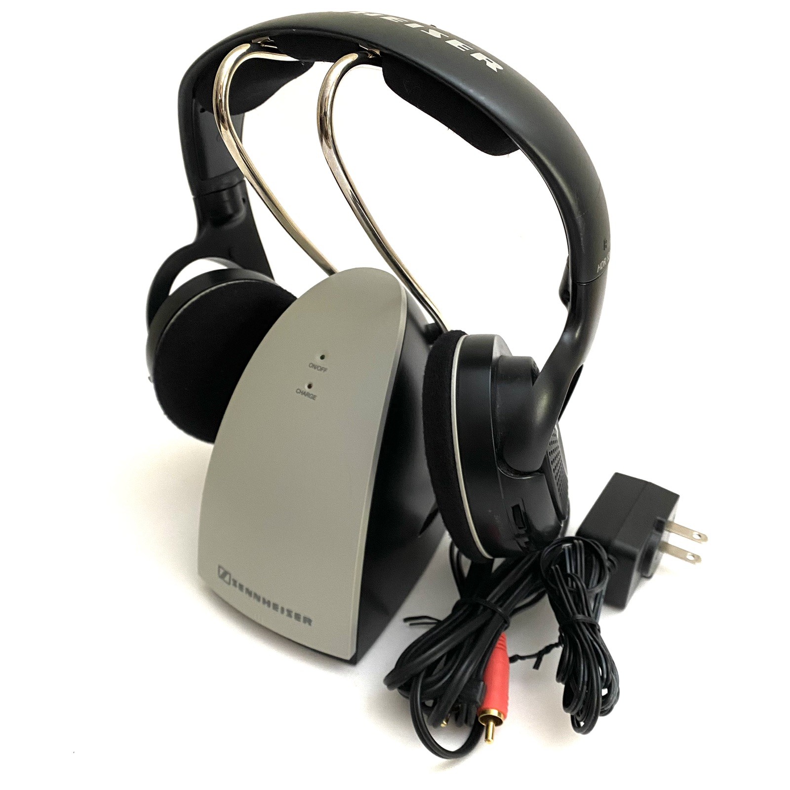 Sennheiser HDR120 Wireless TV Headphones TR120 Base w/ Cables – TESTED