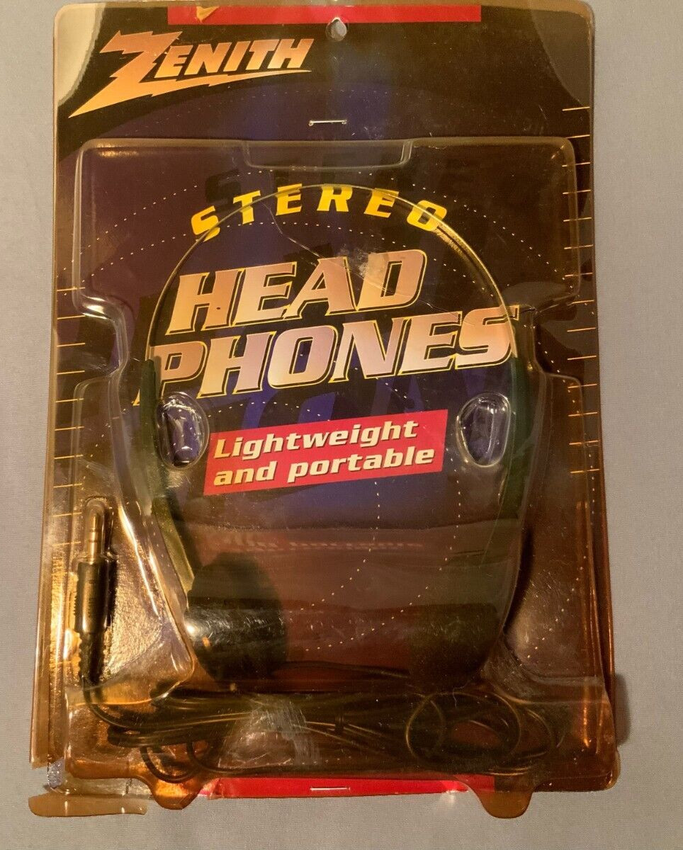 Zenith Stereo Headphones – 4ft Cord w/ 3.5mm Stereo Plug – Free Shipping