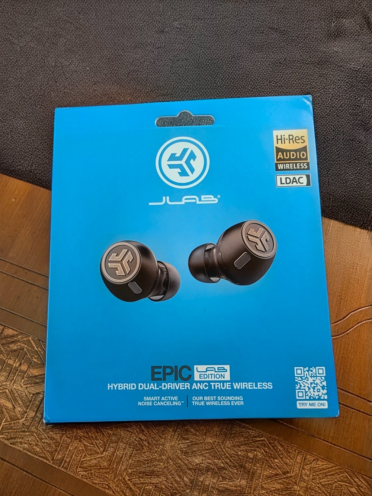 JLab EpicLab Ed. ANC True Wireless Earbuds LDAC Hi-Res. SEALED. FREE SHIPPING.