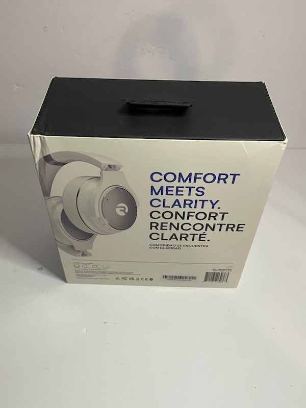 Raycon RBH820-WHI The Everyday Over-Ear Noise-Canceling Headphones – White