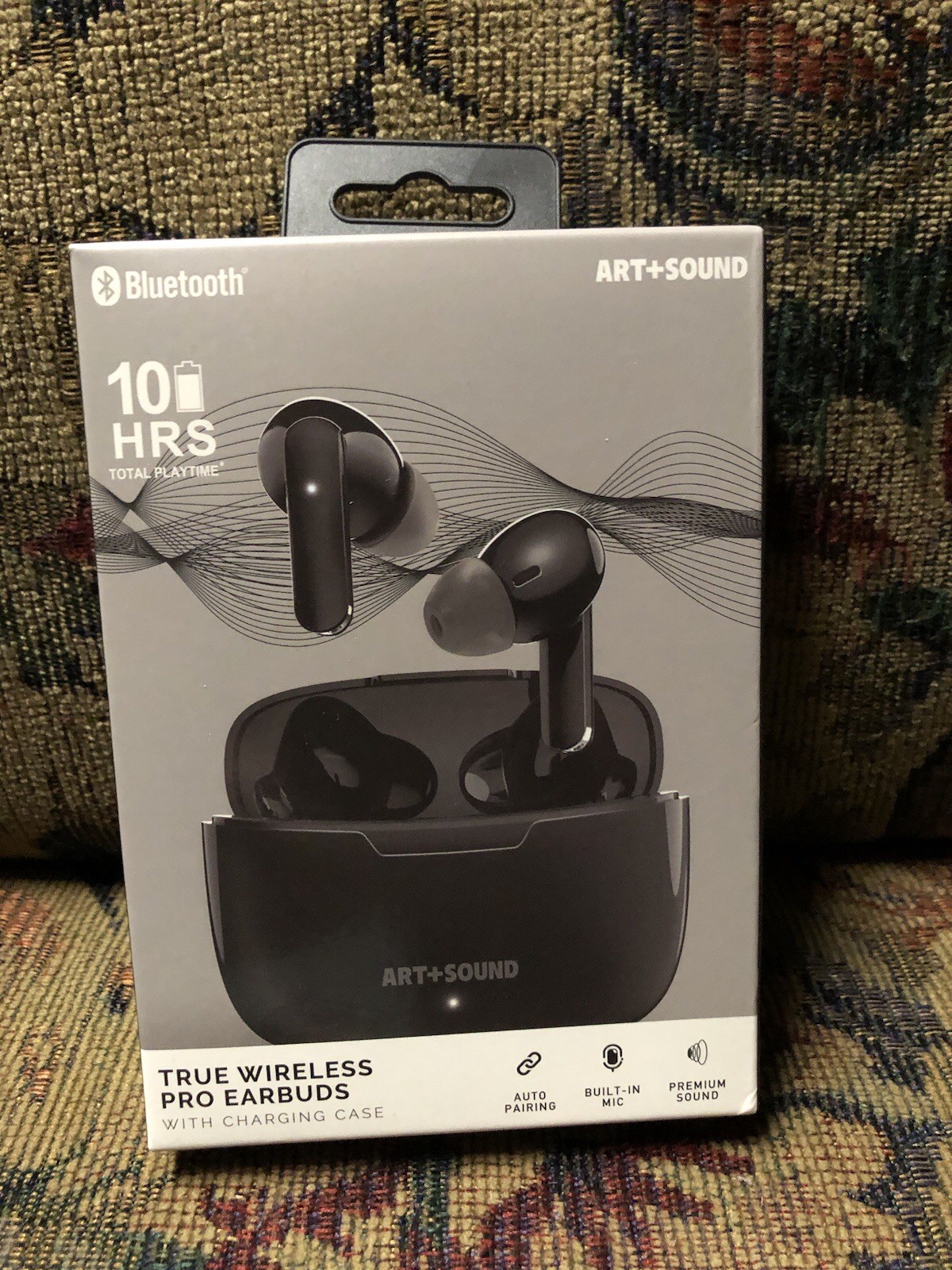 Art + Sound True Wireless Pro Earbuds w/Charging Case Bluetooth New in Box