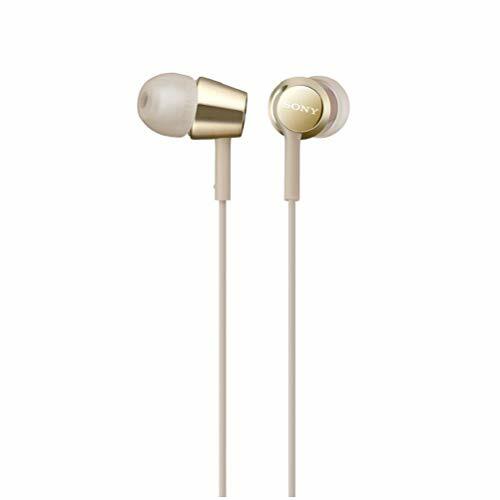 SONY MDR-EX155 Closed Dynamic In-Ear Headphones Gold NEW from Japan