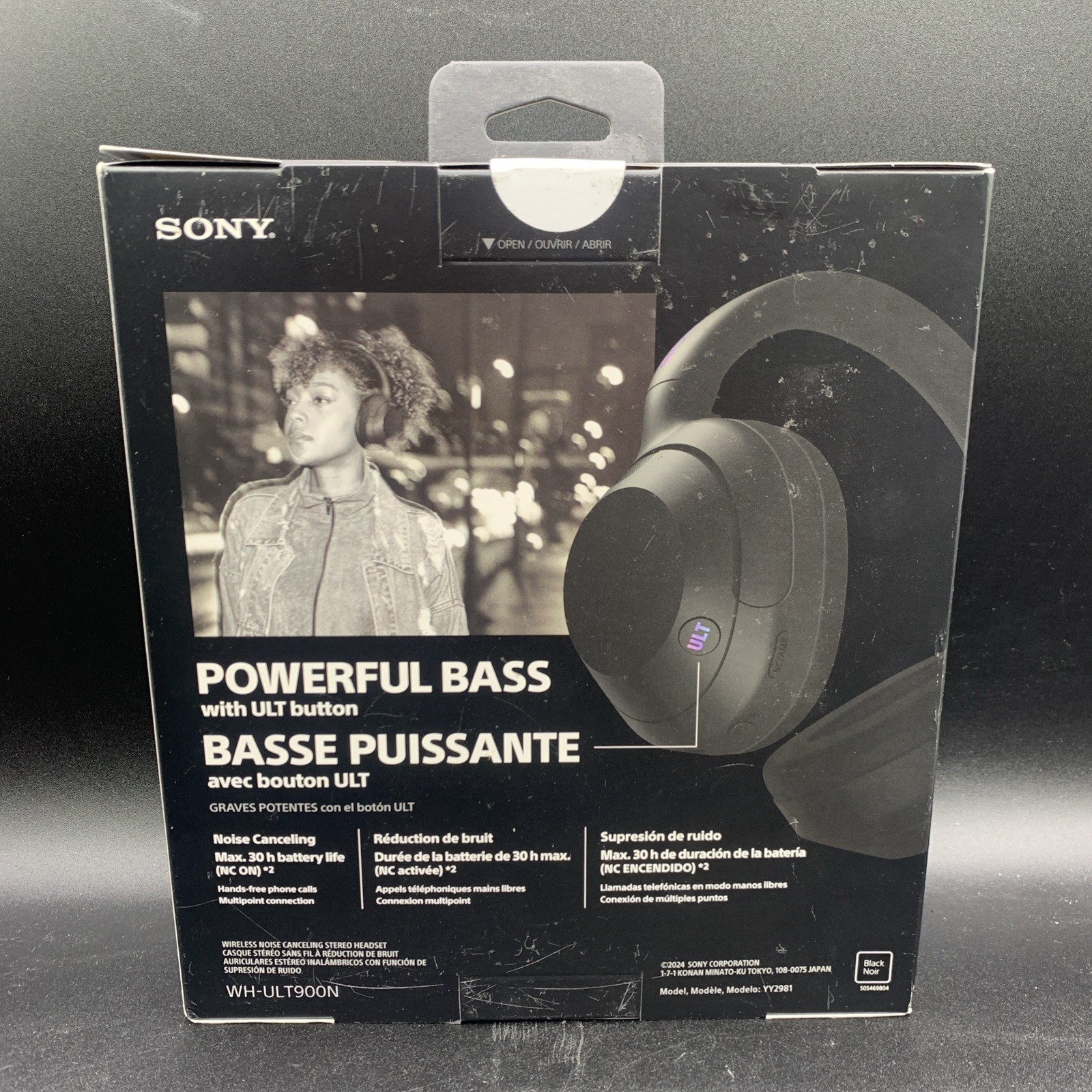 SEALED – Sony ULT Wear Wireless Over-Ear Noise-Canceling Headphones (Black)