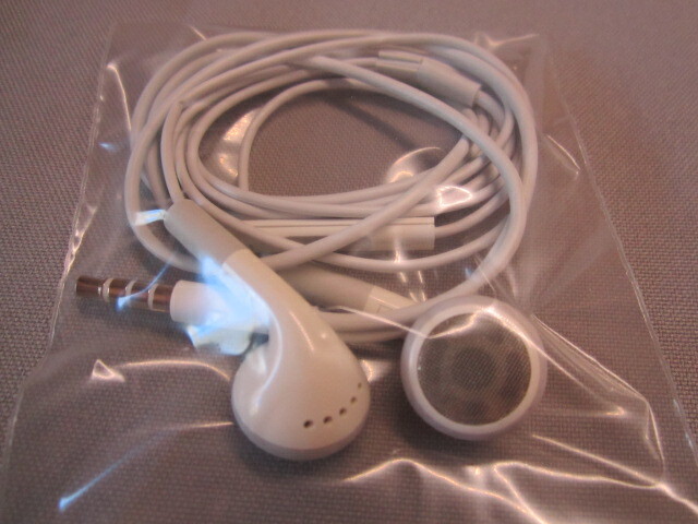ORIGINAL APPLE IPOD IPHONE EARBUDS! VOLUME CONTROL + MIC HEADPHONES OEM 100%