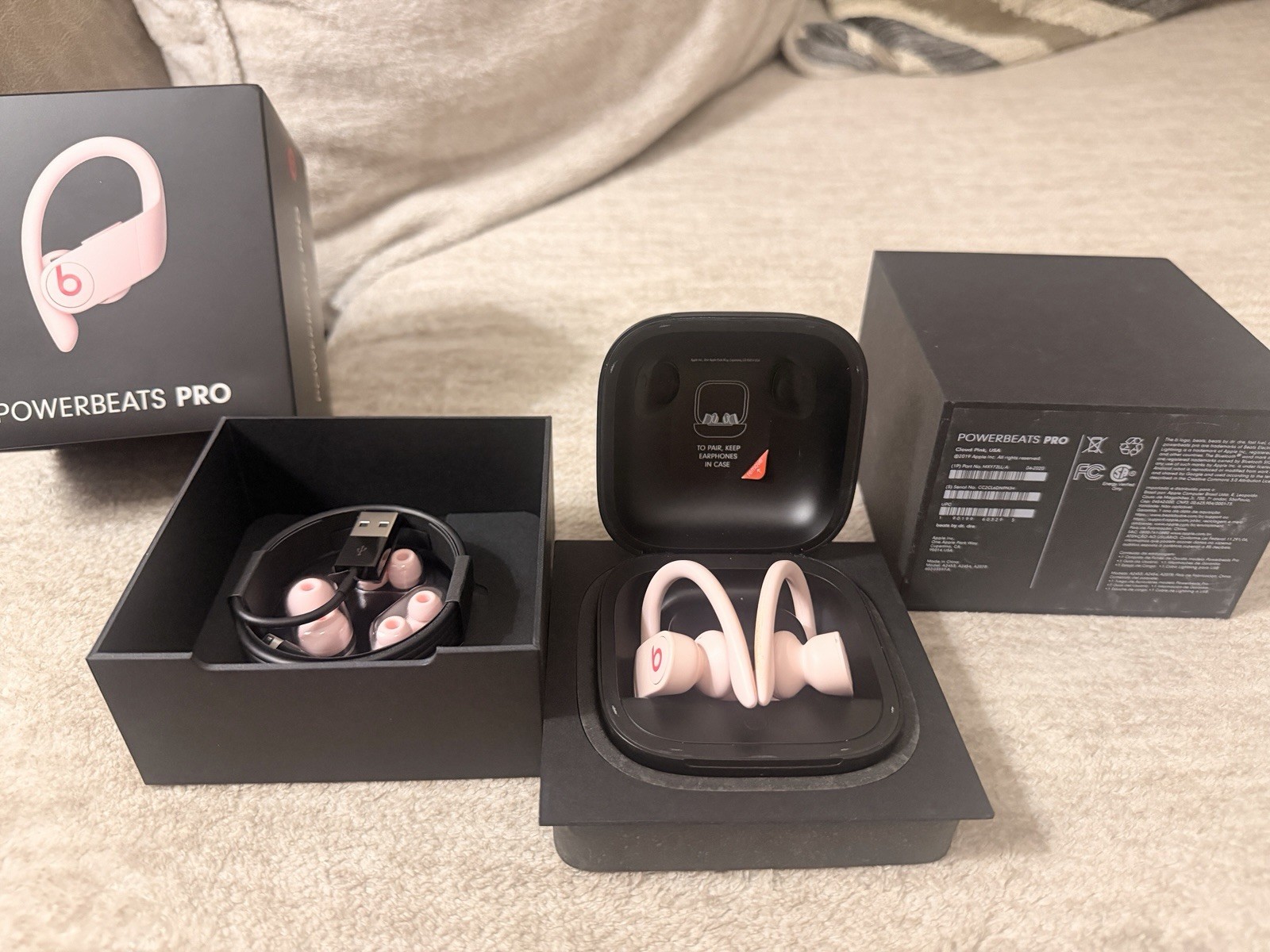 Beats by Dr. Dre Powerbeats Pro – Totally Wireless Bluetooth Earbuds Pink