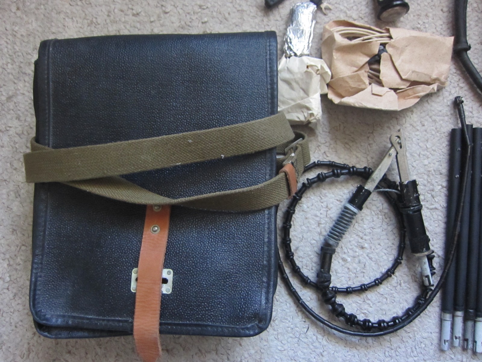 1x VINTAGE SOVIET Radio station KIT (Kulikov’s, Beverage’s antenna, headphones)