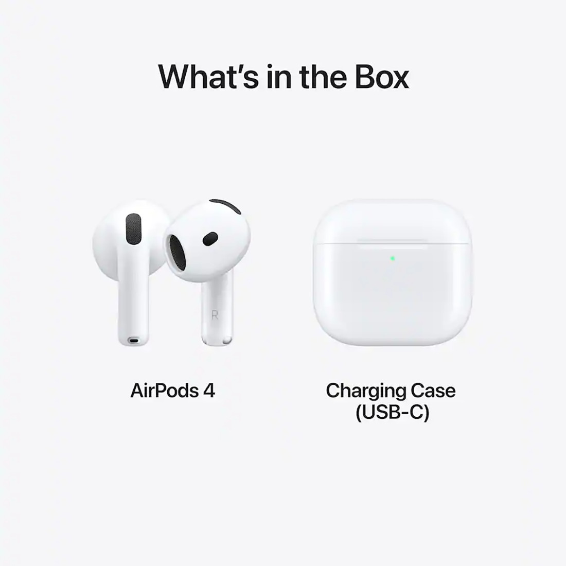 Apple AirPods 4th Generation w USB-C Charging Case – White MXP63LL/A
