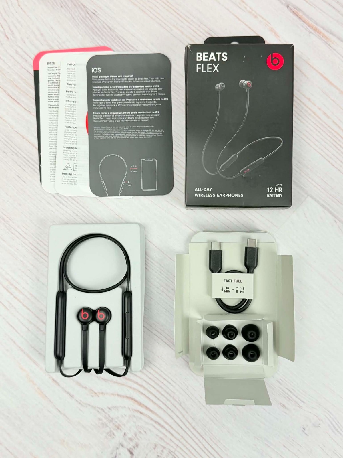 Beats Flex by Dr. Dre Wireless Headphones – Black – A2295 MYMC2LL/A