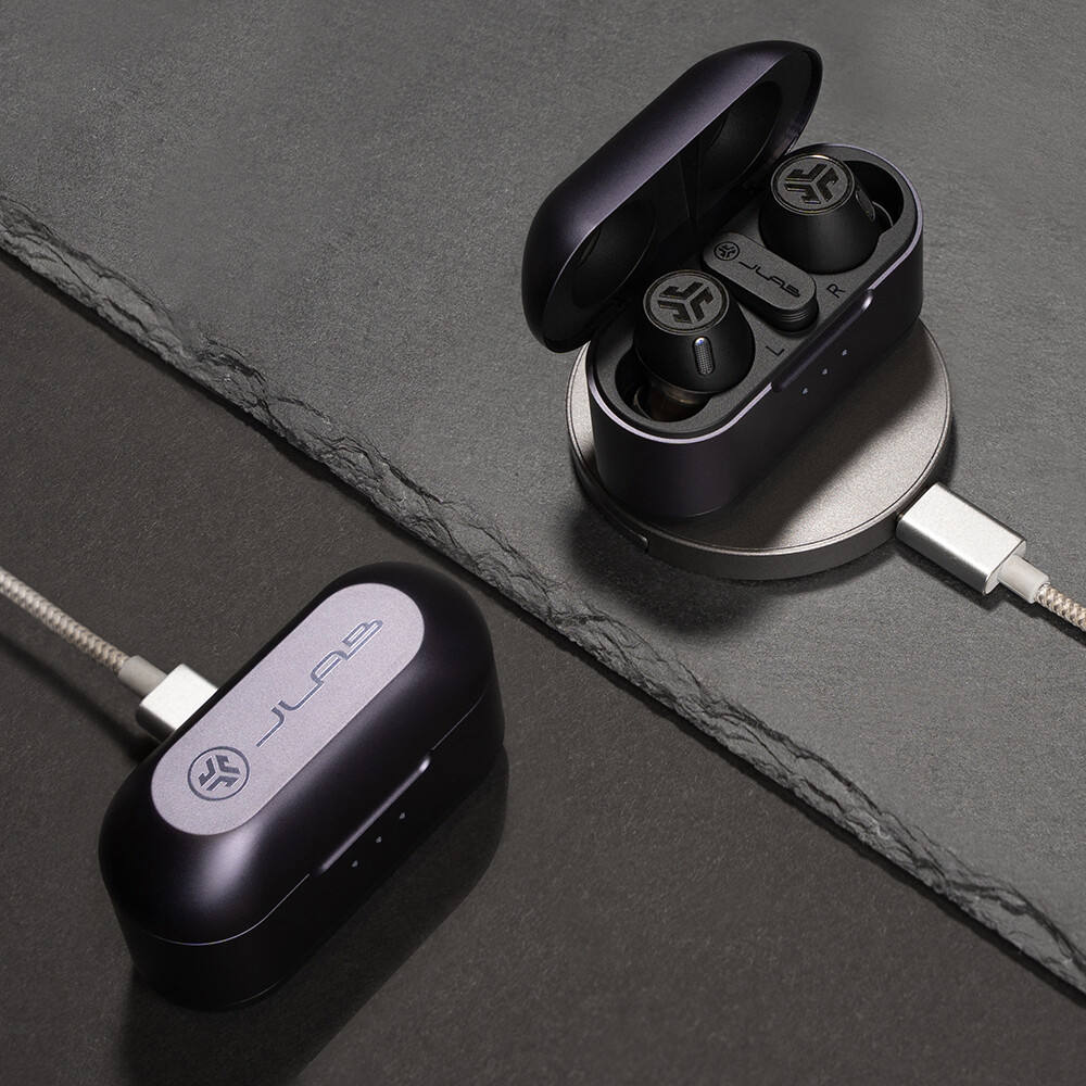 JLab Epic Lab Edition Hybrid ANC True Wireless Bluetooth Earbuds, Refurbished