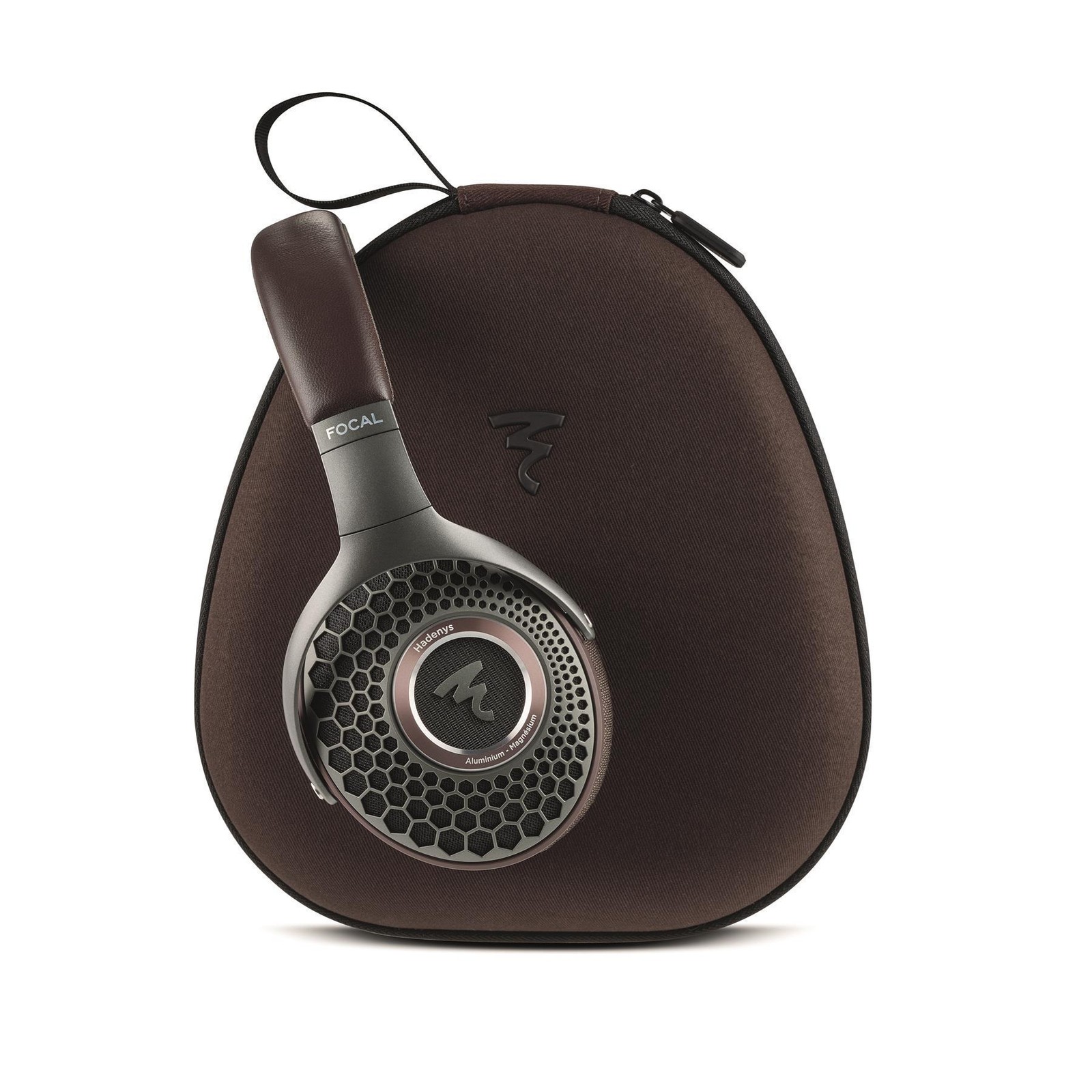 Focal Hadenys Open-Back Headphones, Hi-Fi Sound – Made in France (Brown)
