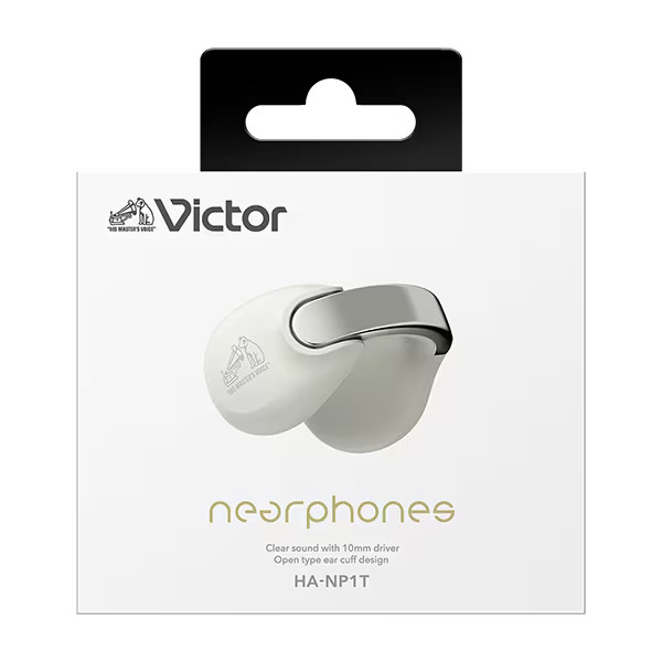 Victor Completely wireless earphones Bluetooth off-white HA-NP1T-W