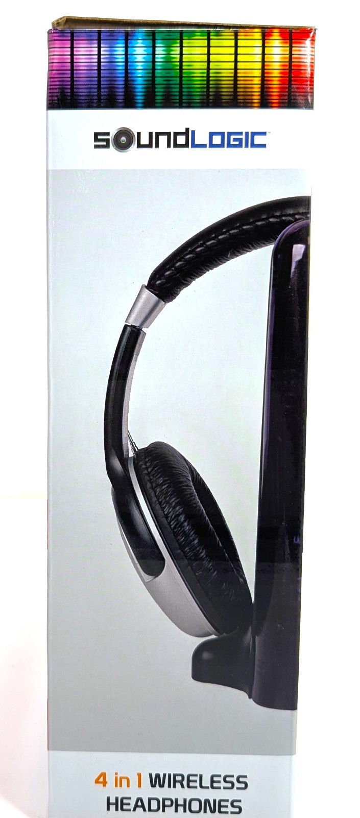 SoundLogic 4 In 1 Wireless Headphones With FM Radio Online Chat Wired Option