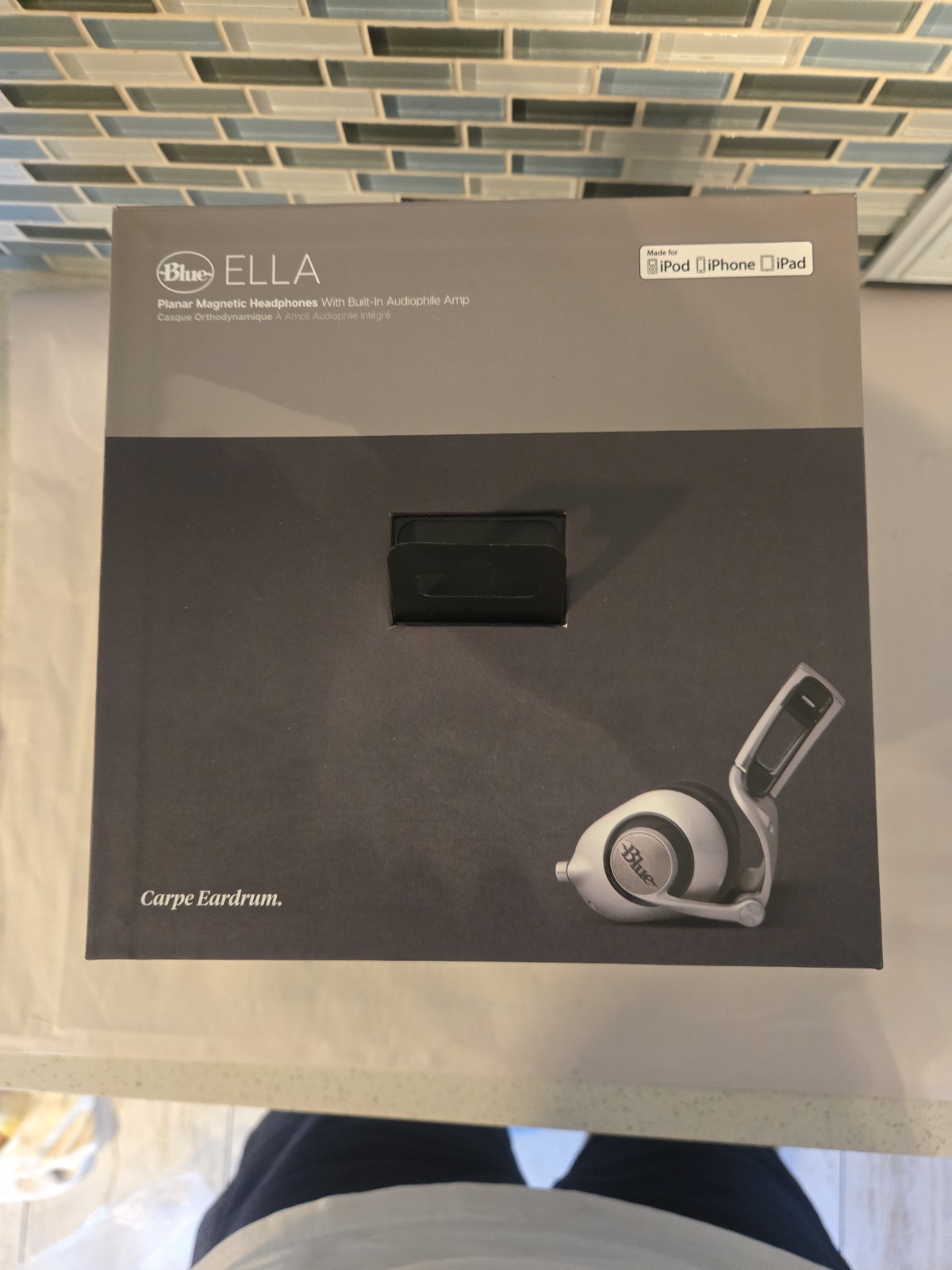 New Blue Ella Planar Magnetic Headphones Built In Audiophile Amp