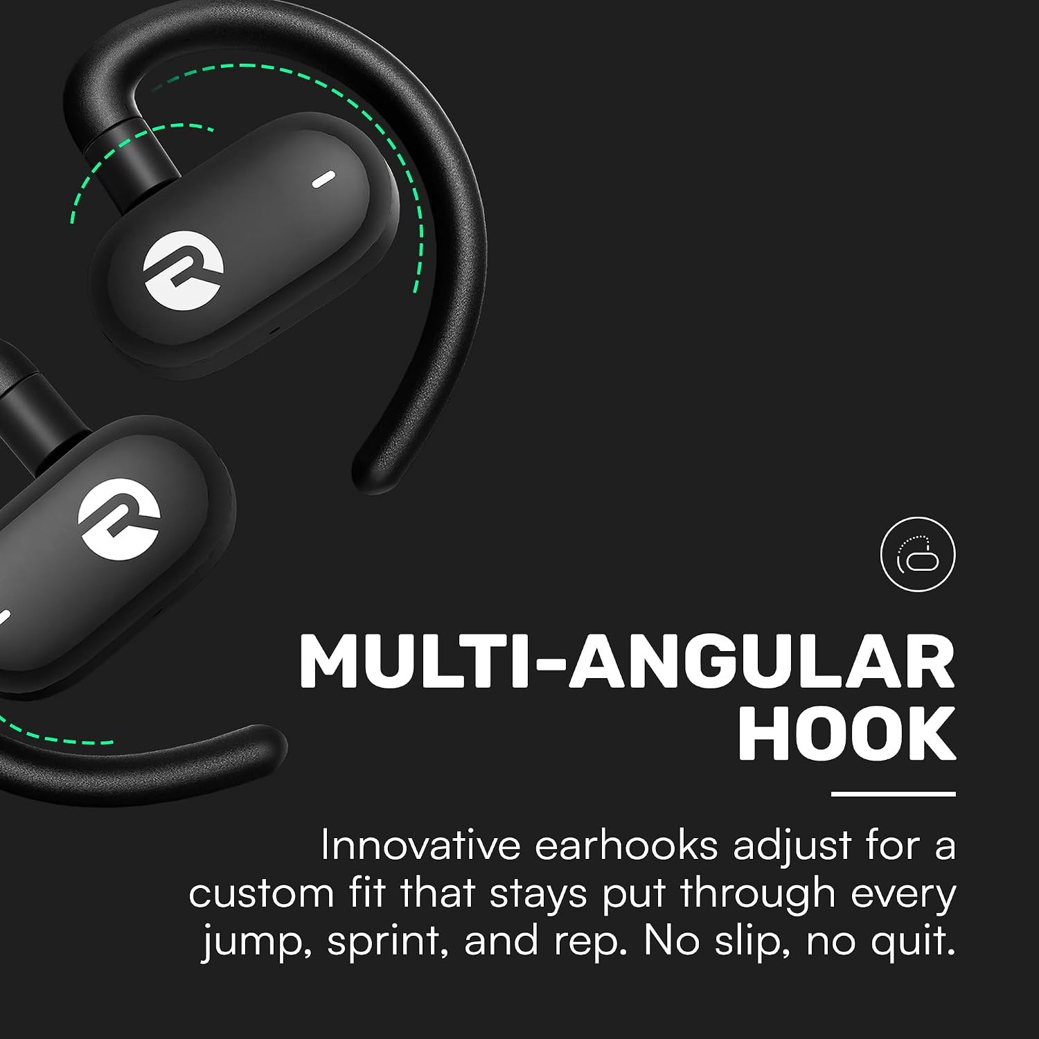 Fitness Open Ear Earbuds – Open Ear Headphones, Earbuds Wireless Bluetooth, Runn