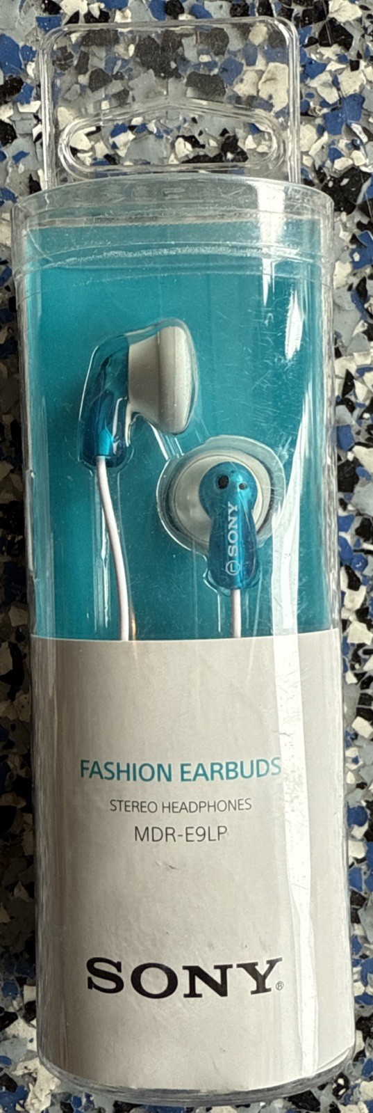 Sony MDRE9LP Earbud Headphones – Clear Sound – Blue