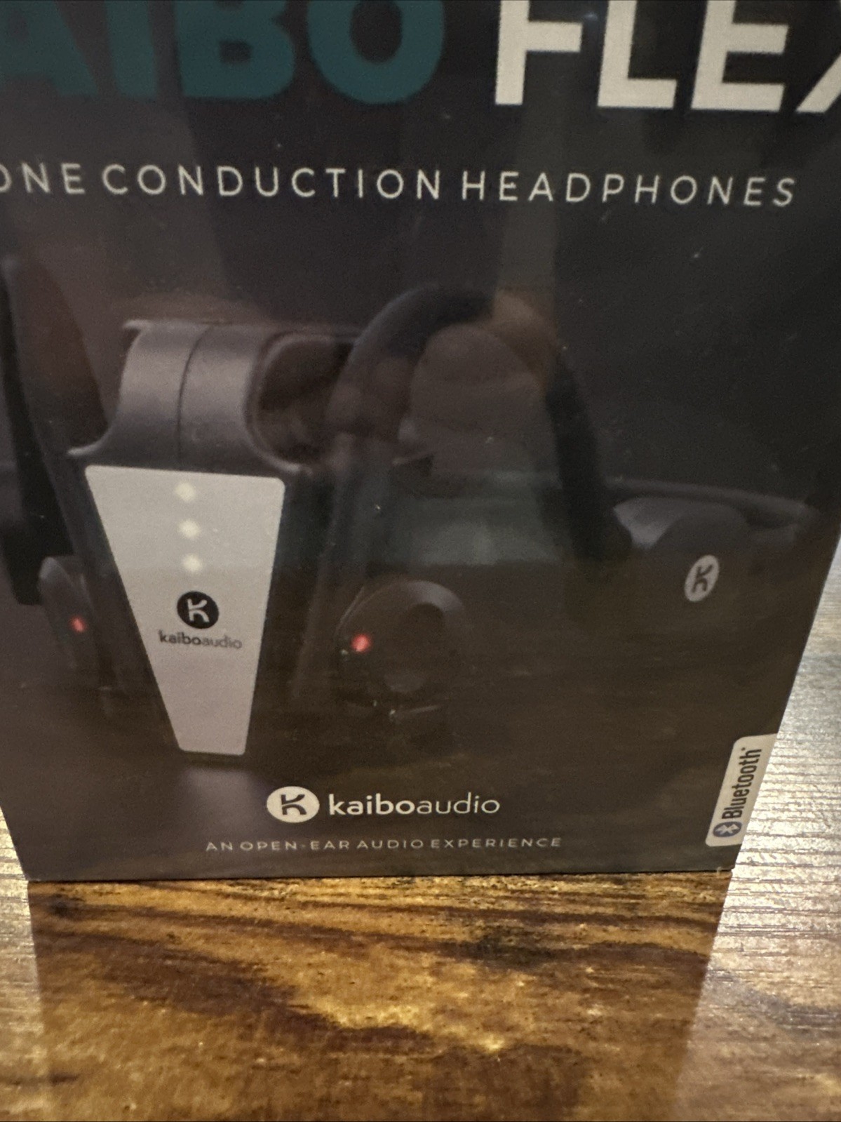 Kaibo Flex Bone Conduction Headphones Brand New Sealed Midnight Black