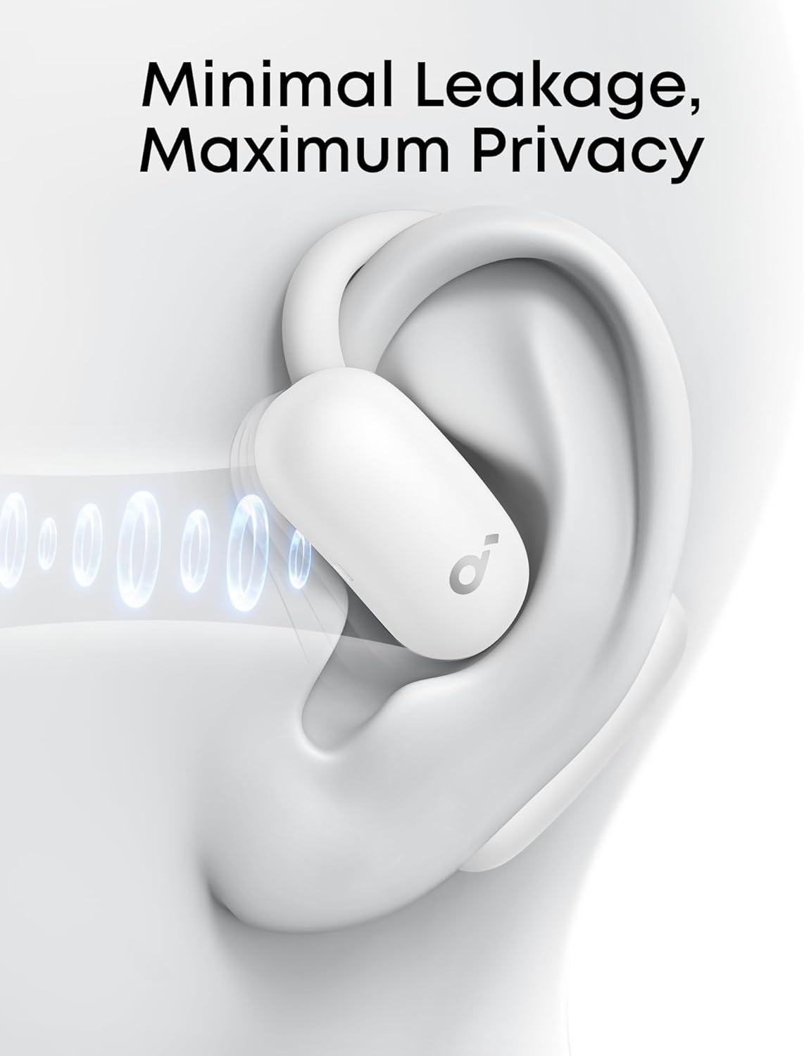 Soundcore AeroFit 2 Open-Ear Headphones – White – Standard A3874Z21