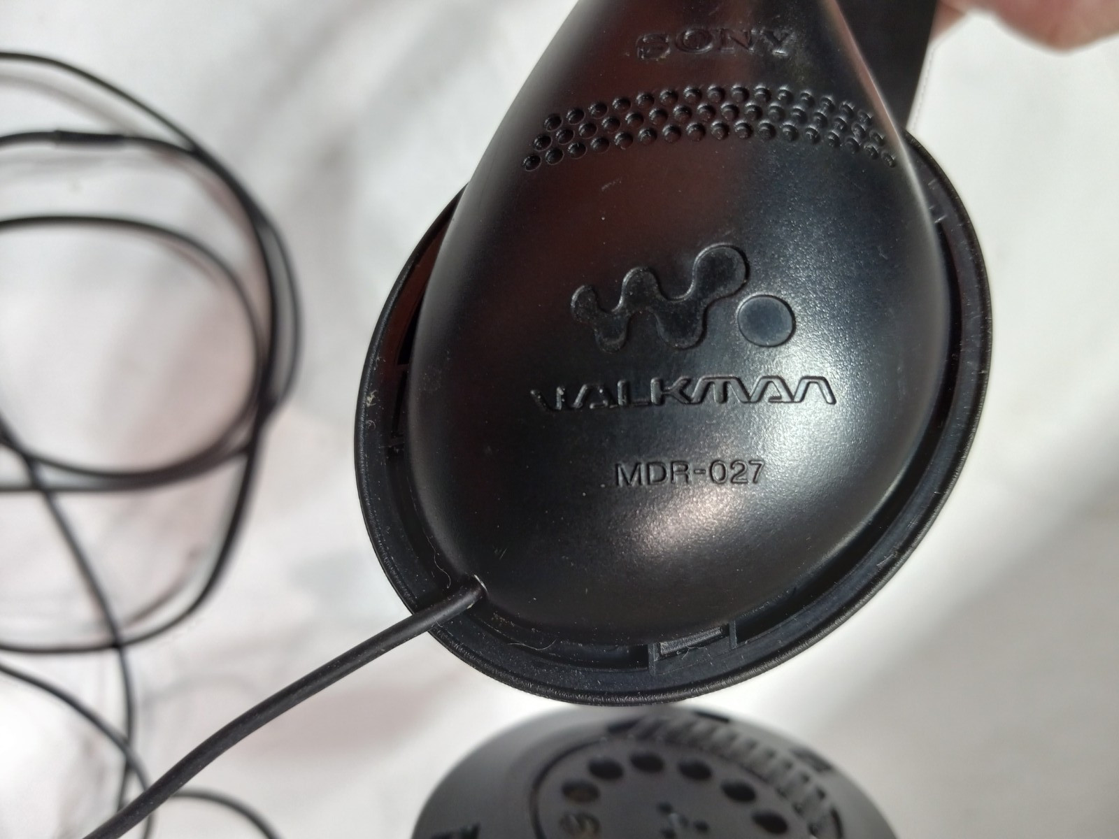 SONY MDR-027 Headband Headphones NO Ear Foams Tested Works