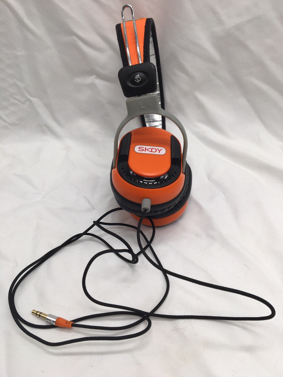 Genuine Skullcandy SKDY Federation Orange & Black Agent Headphones Works Rare