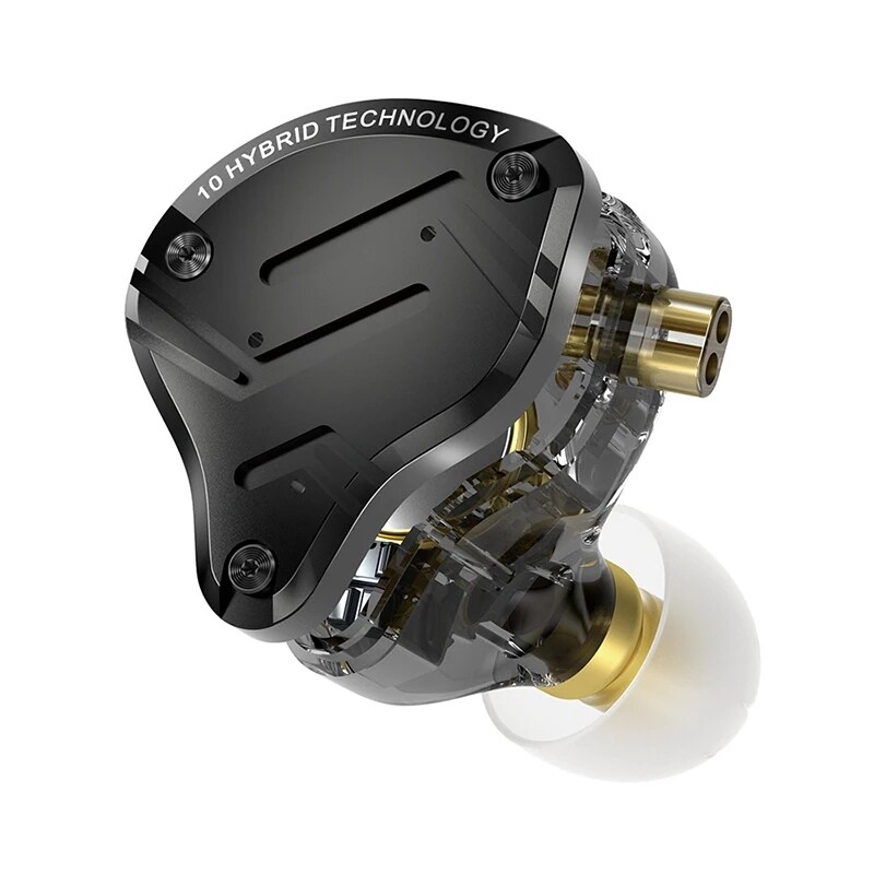 KZ ZS10 PRO X Upgraded 1DD+4BA Hybrid Driver HiFi IEMs In-Ear Monitors