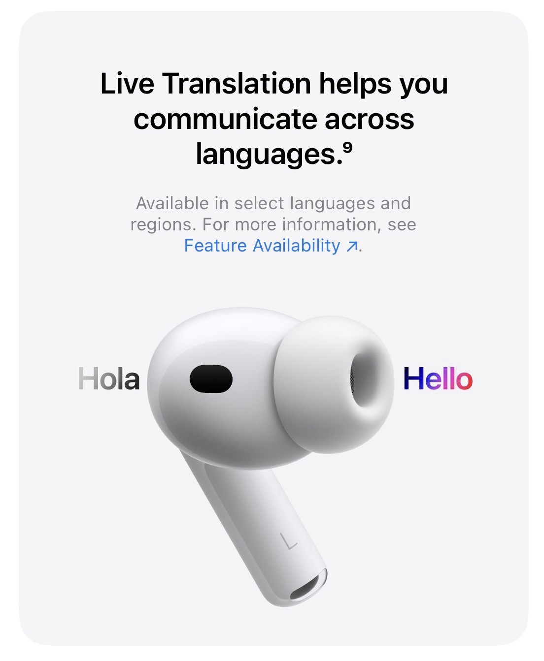 Apple AirPods Pro 3 In-Ear Earbuds Bluetooth Active Noise Cancellation