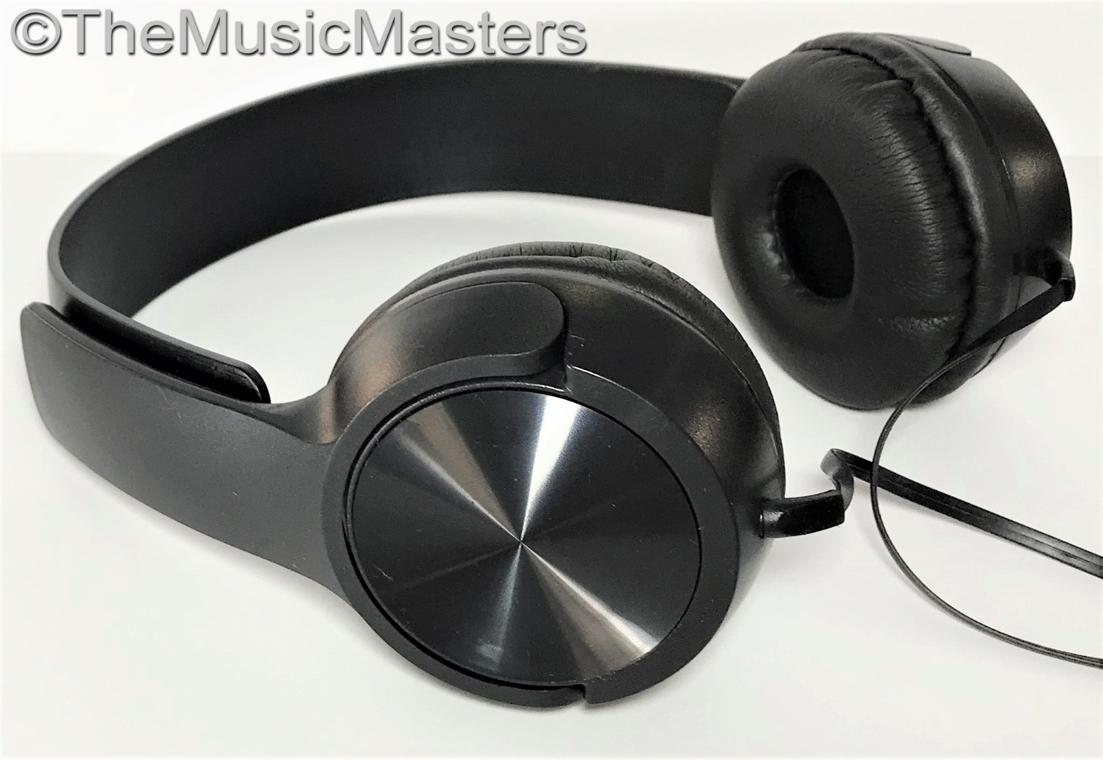 NEW! DJ Style Stereo Headphones HQ Sound Home Audio Studio Phone Tablet PC Black