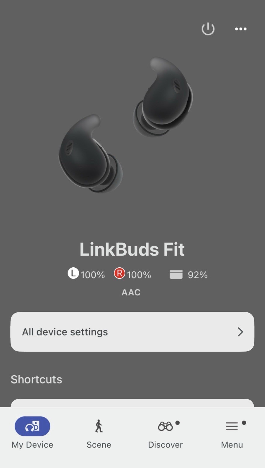 Sony WF-LS910N • LinkBuds Fit • Wireless • Noise Canceling • Black • Mint