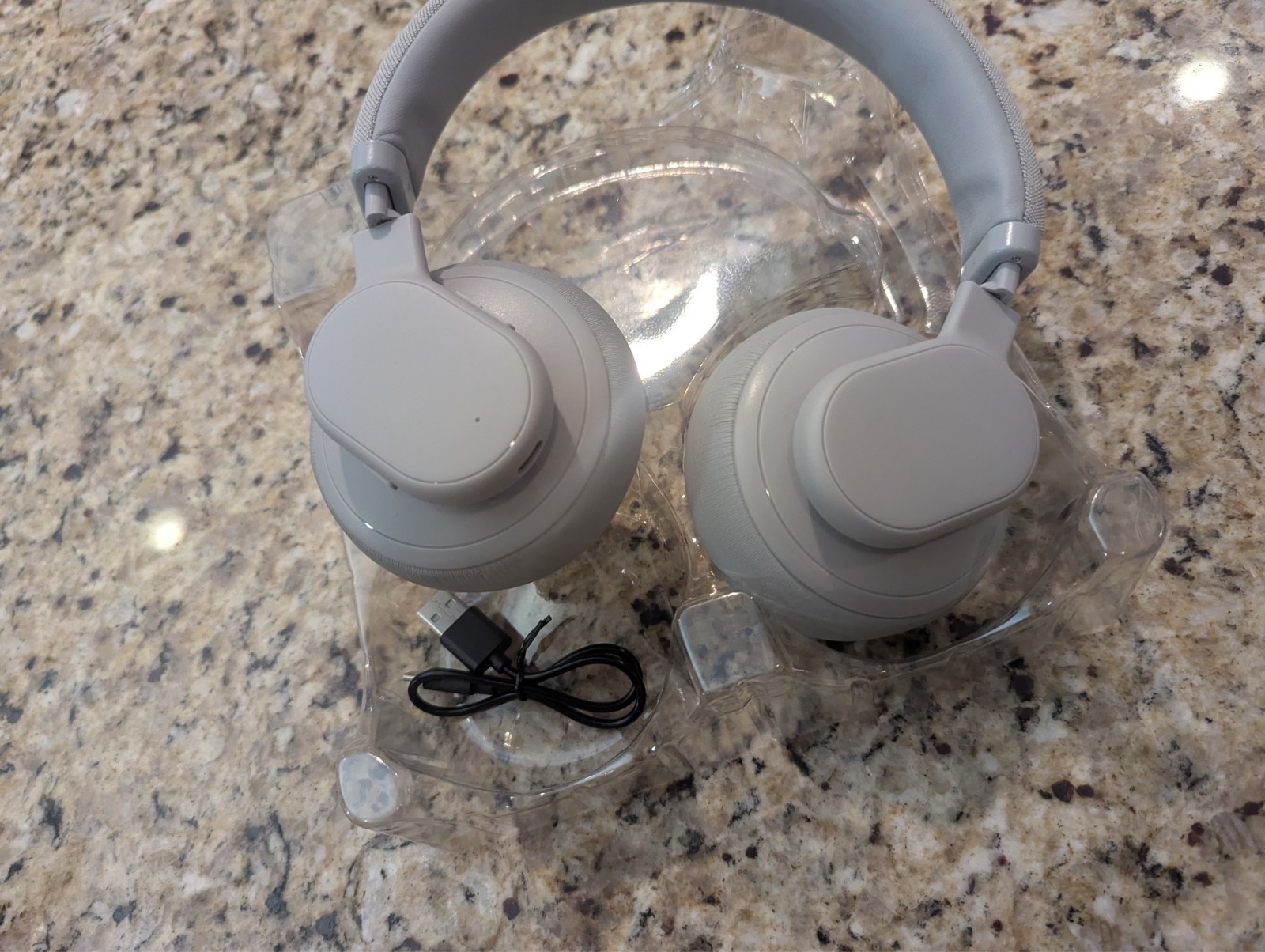 Wireless Bluetooth Headset Over Ear Headphones T1 Grey