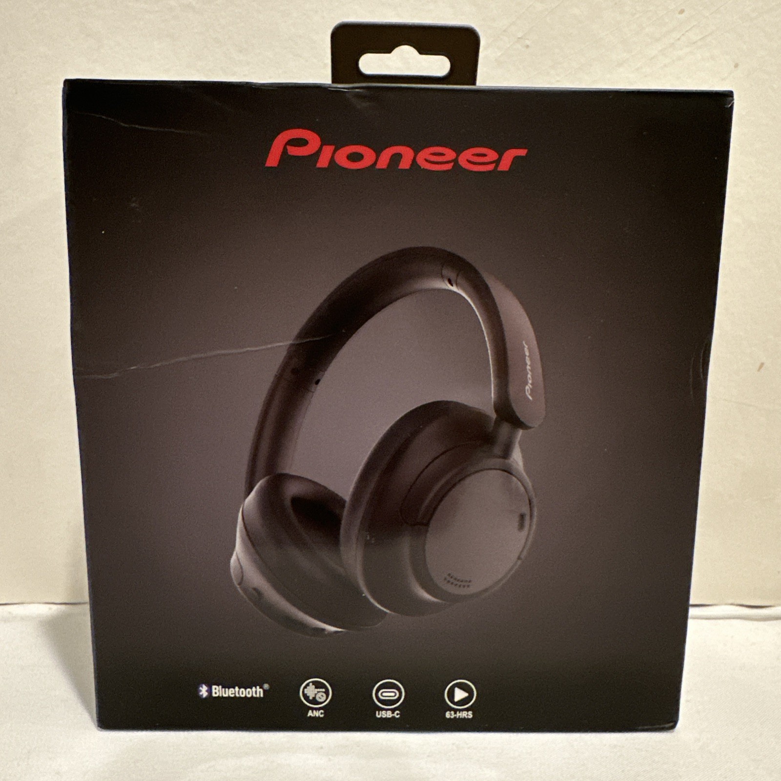 Pioneer A35-BK Bluetooth Headphones ANC USB-C Black Built-In Mic Over-Ear