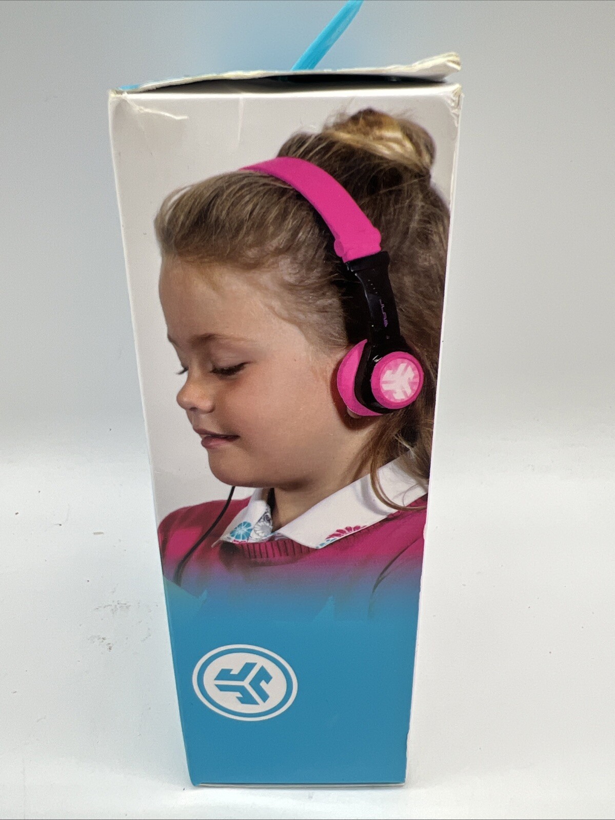 JLAB JBuddies Kids Folding On Ears Padded Volume Limiting Wired Headphones Pink
