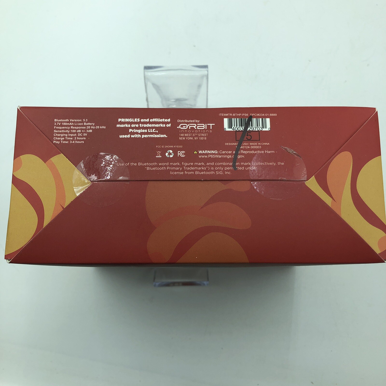 New In Box Pringles Wireless Headphones Set Back to school Bluetooth