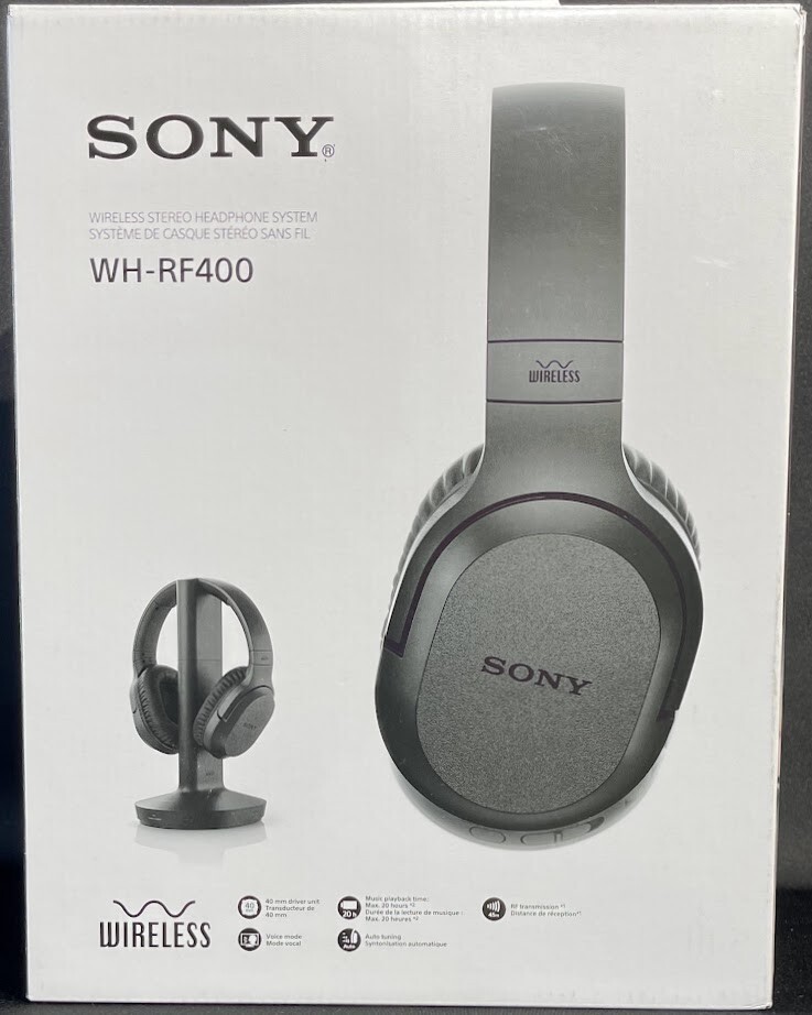 Sony WH-RF400 Wireless Stereo Home Theater Headphone System / WH-RF400