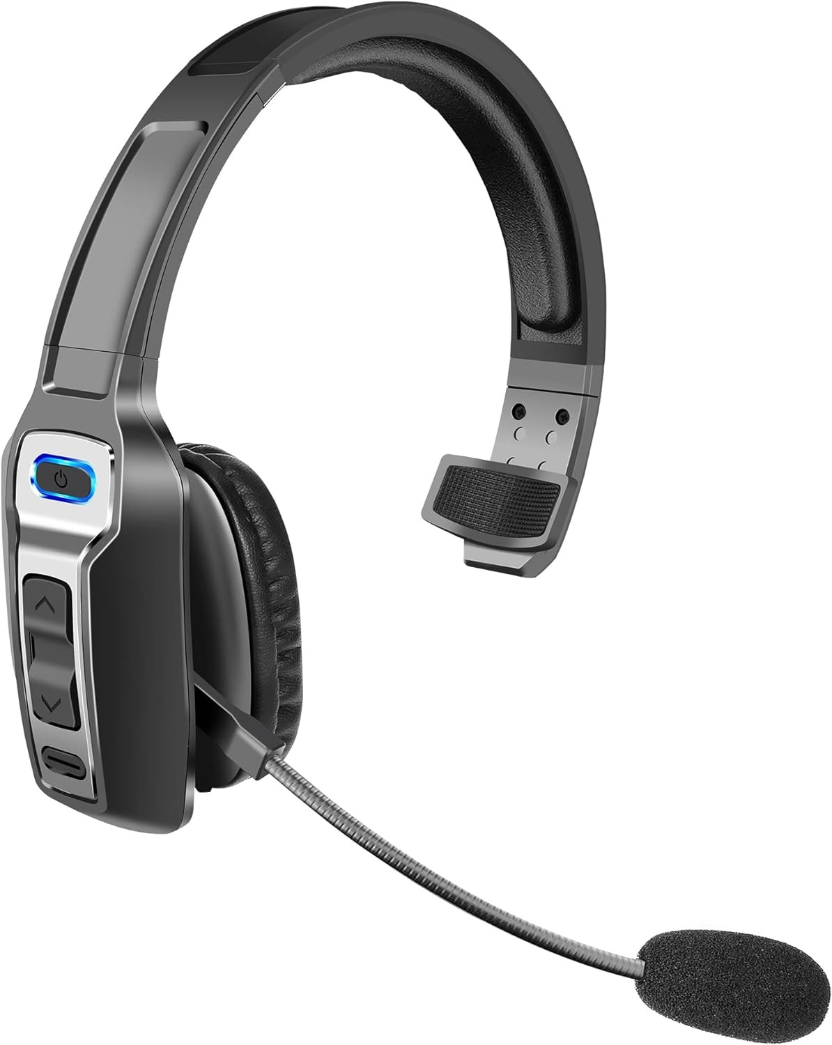 Trucker Bluetooth Headset, V5.2 Wireless Headset with Upgraded Black