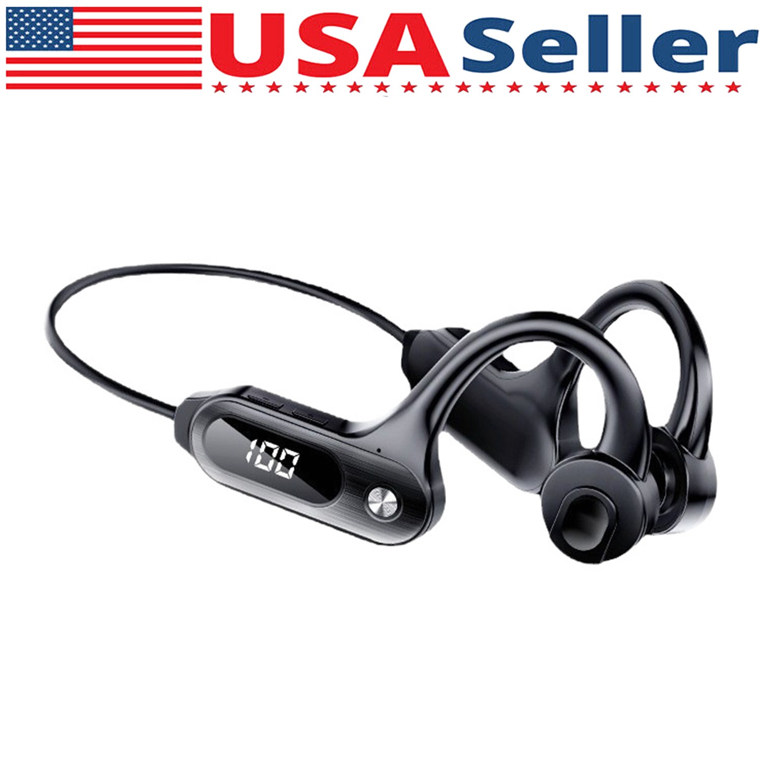Bluetooth 5.3 Bone Conduction Headphones Wireless Outdoor Sport Headset Earbuds