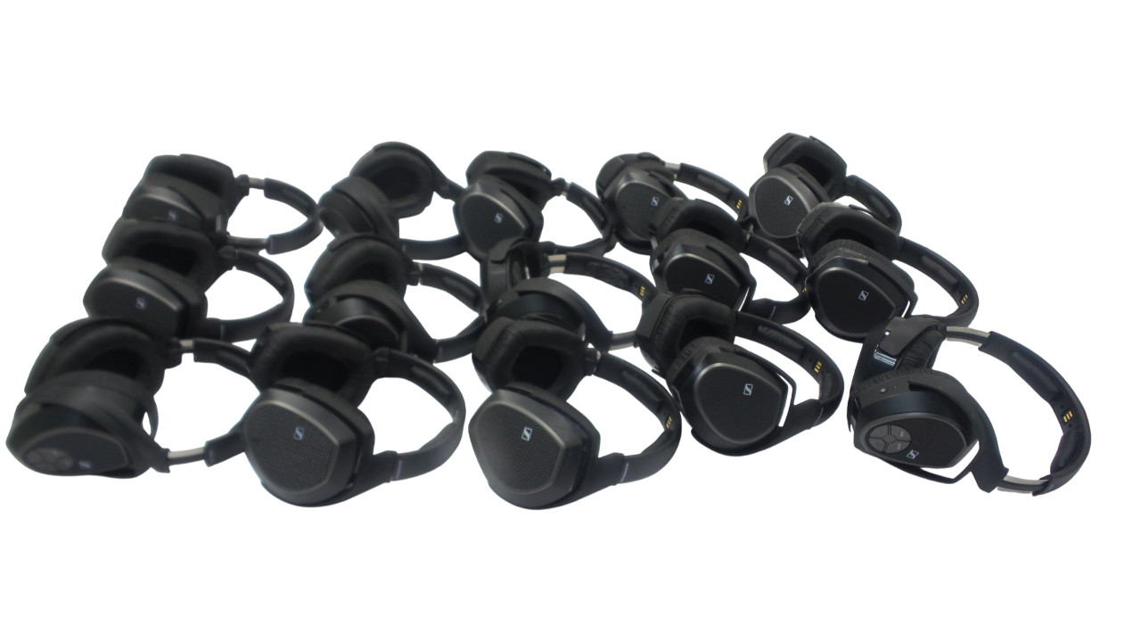 Lot of 15 SENNHEISER RS 175 Digital TV Headphones Wireless HDR 175