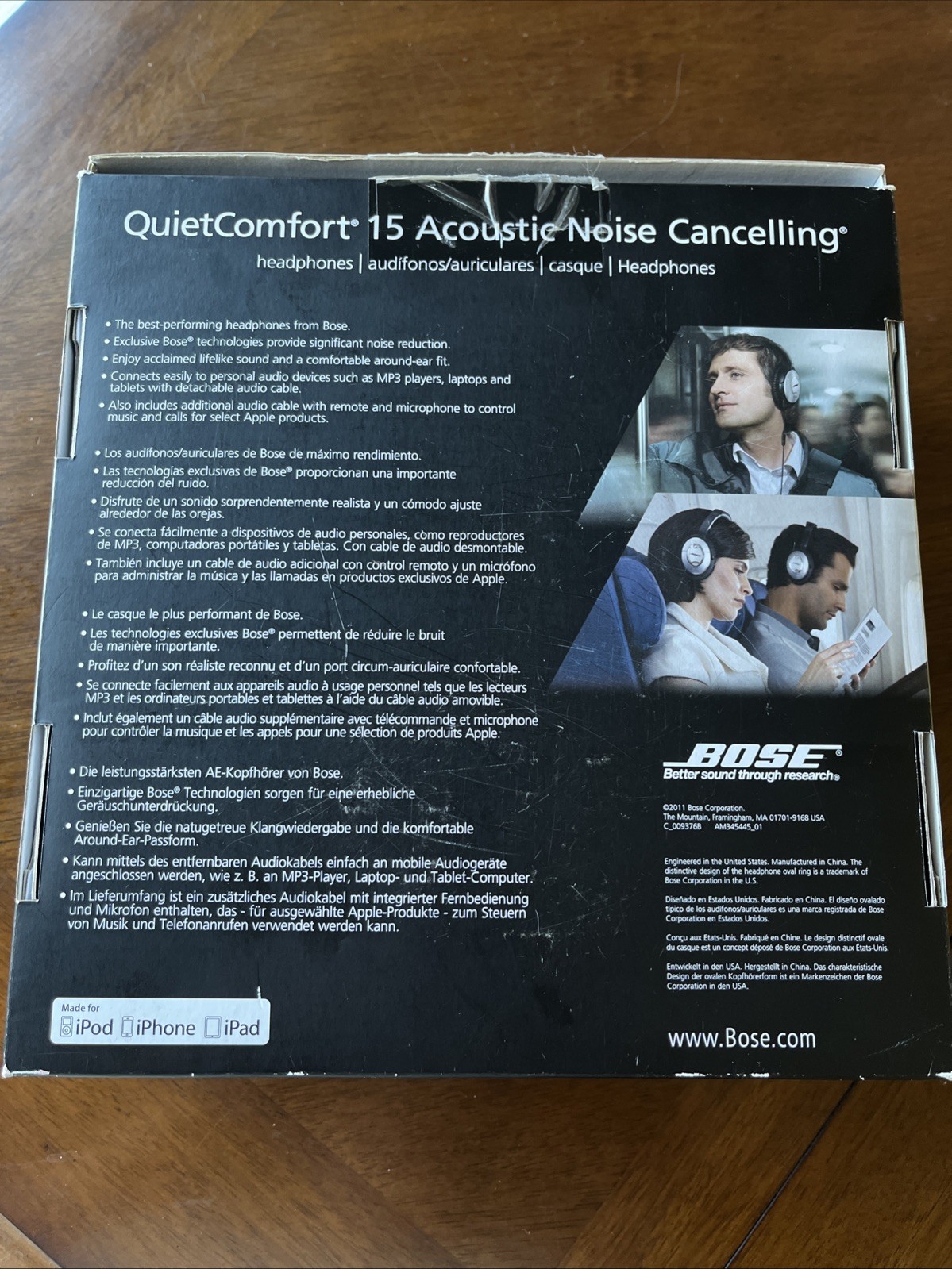 Bose QuietComfort 15 Acoustic Noise Cancelling Headphones