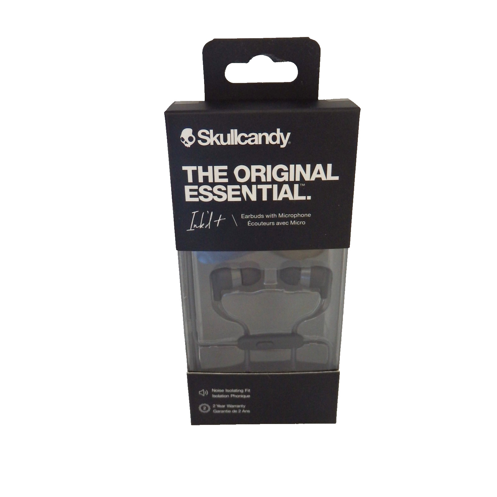 Skullcandy Ink’d+ Plus Wired Earbuds with Mic Android Earphones 3.5mm Black NEW
