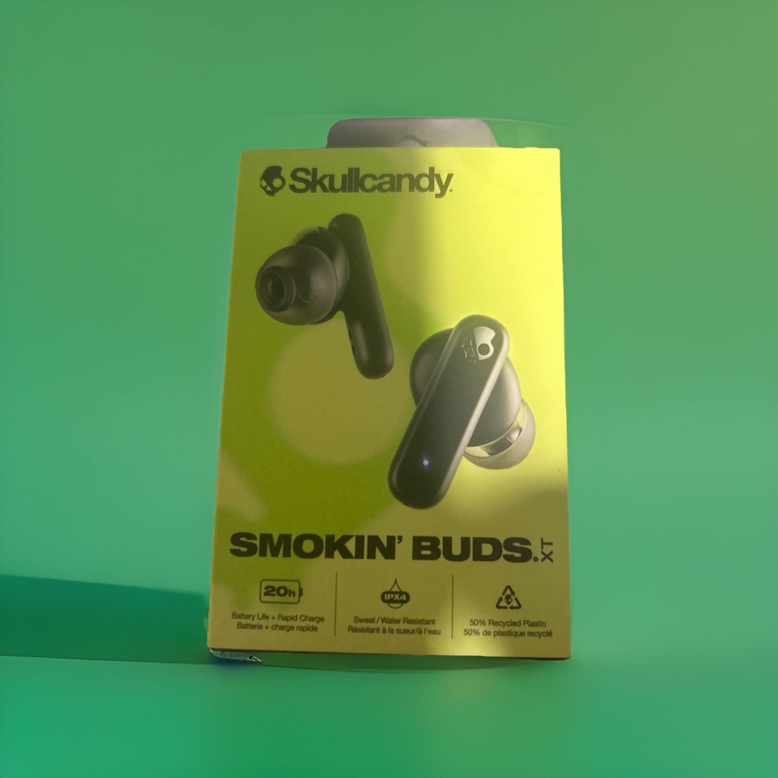 Skullcandy Smokin’ Buds XT Wireless in-Ear Earbuds True Black NEW